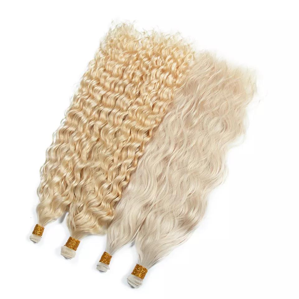 Top Grade Quality Hair Cuticle Intact Genius Weft Wavy Incredible Thin Weft And Soft Hair Extension